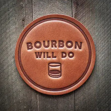 Load image into Gallery viewer, Whiskey Themed Leather Coasters [6 Styles]
